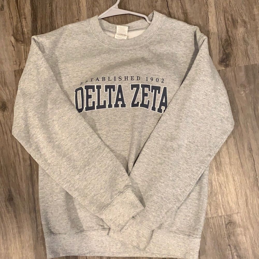grey DZ crewneck